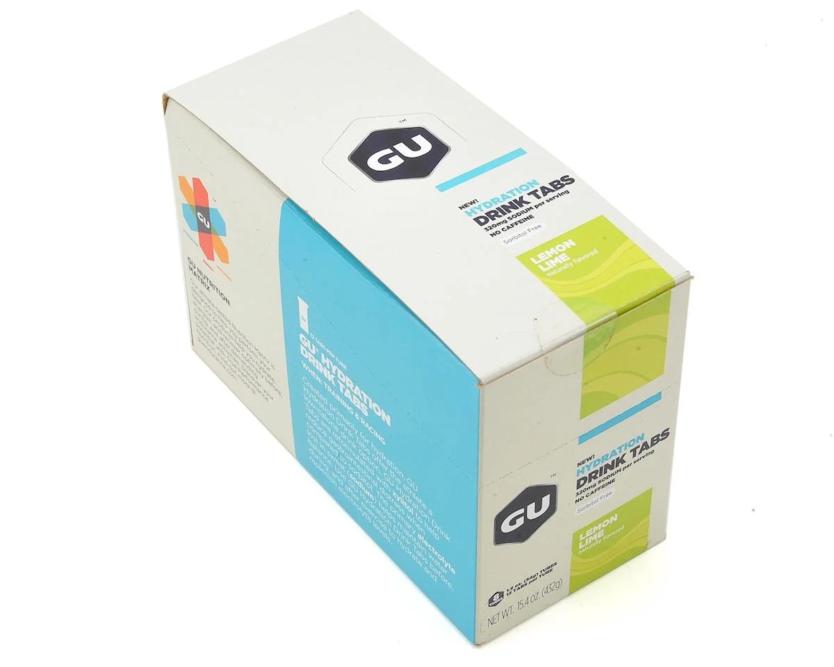 GU Hydration Drink Tablets (Lemon Lime) (8 Tubes) - view 2